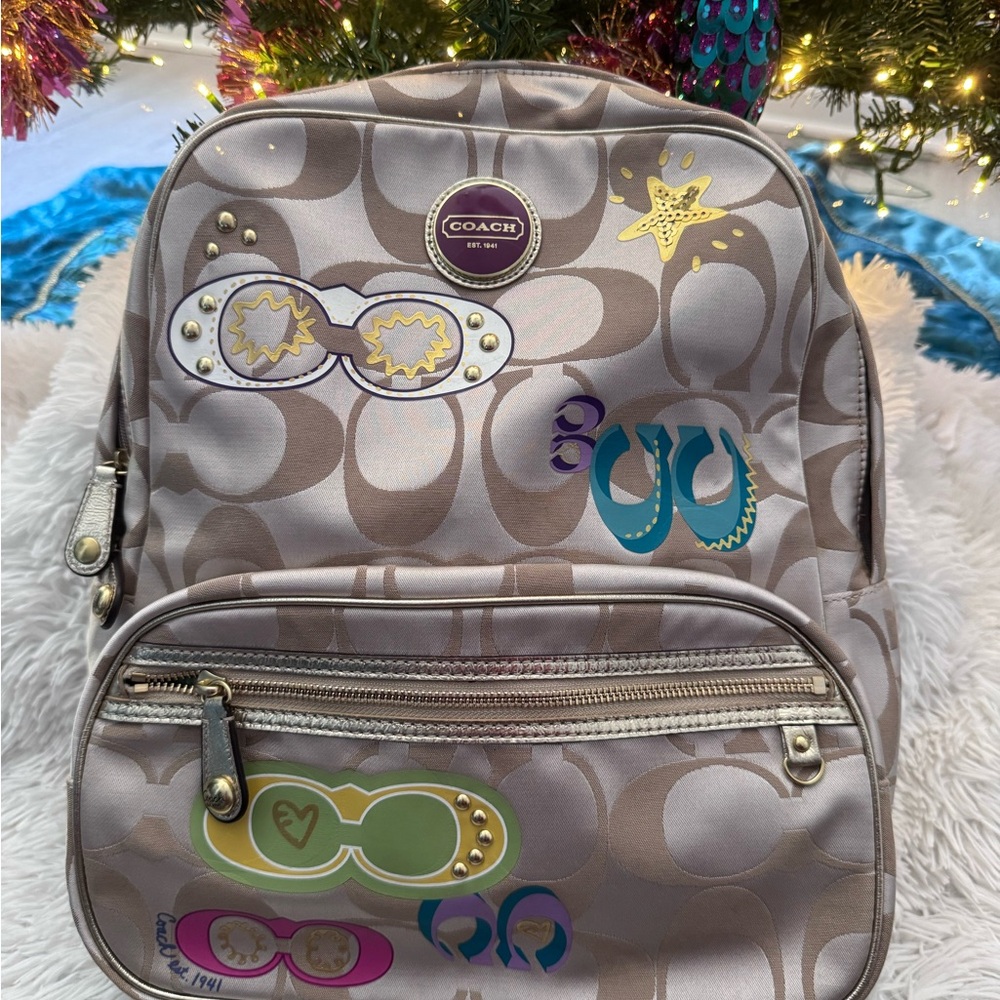 Coach Poppy Vintage Backpack NWOT F17939